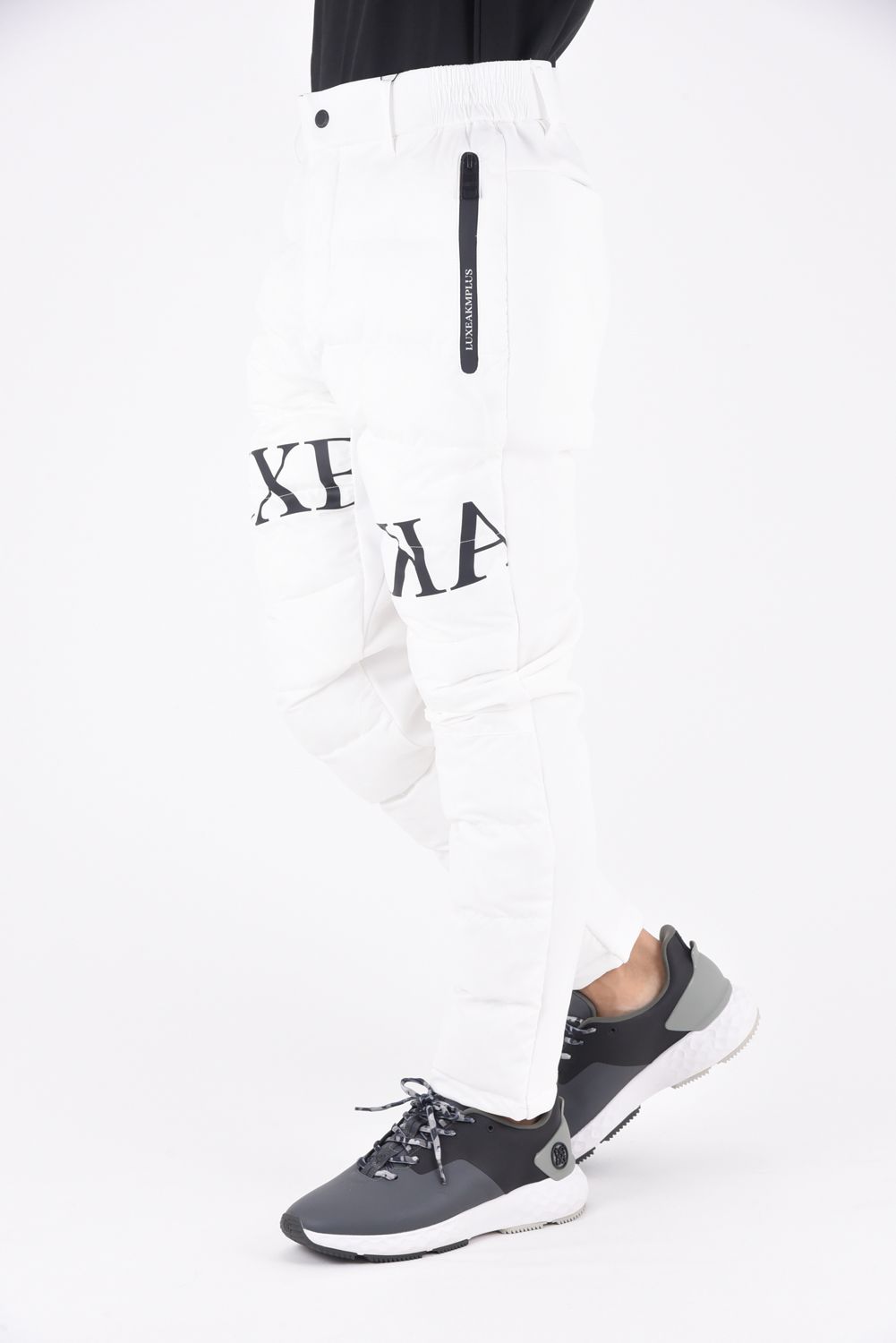 BATTING LOGO PANTS / バッテイング ロゴ ロングパンツ (ホワイト)