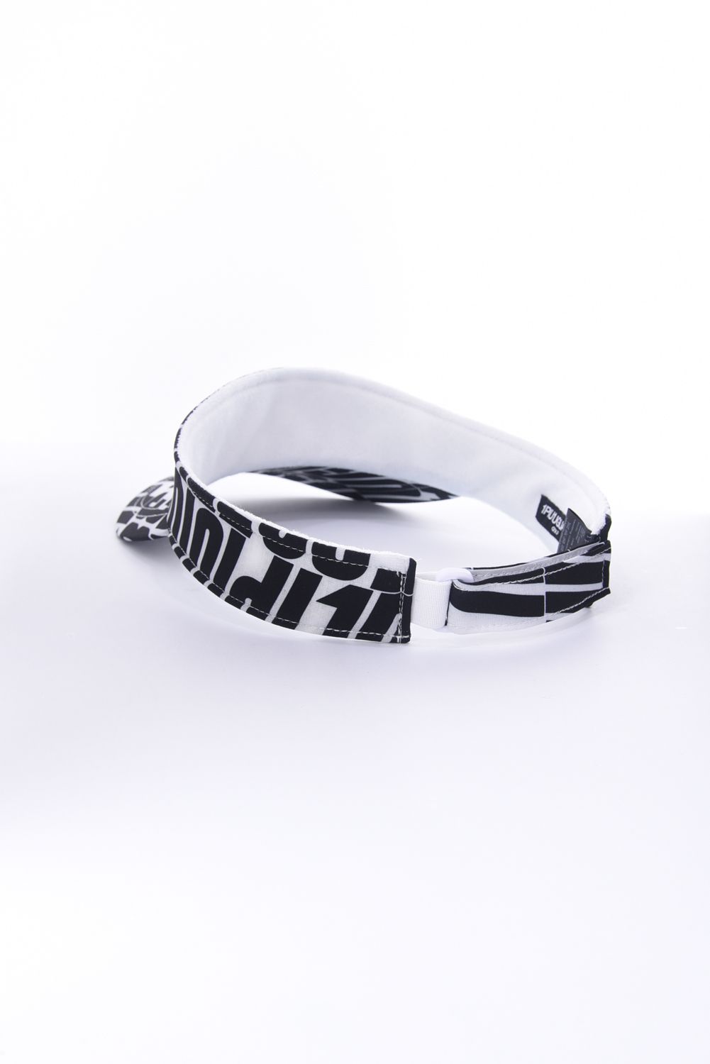 VISOR / 総柄ロゴ サンバイザー ホワイト