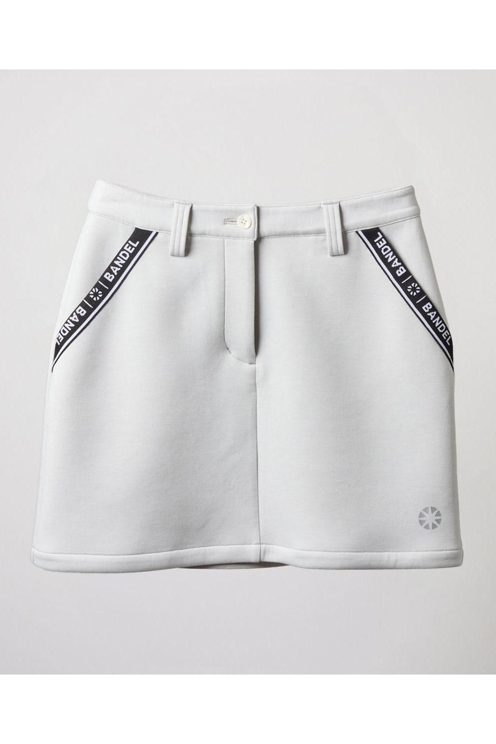 【レディース】 NYLON POCKET SKIRT / ダンボール素材 カーゴポケット スカート (ライトグレー)