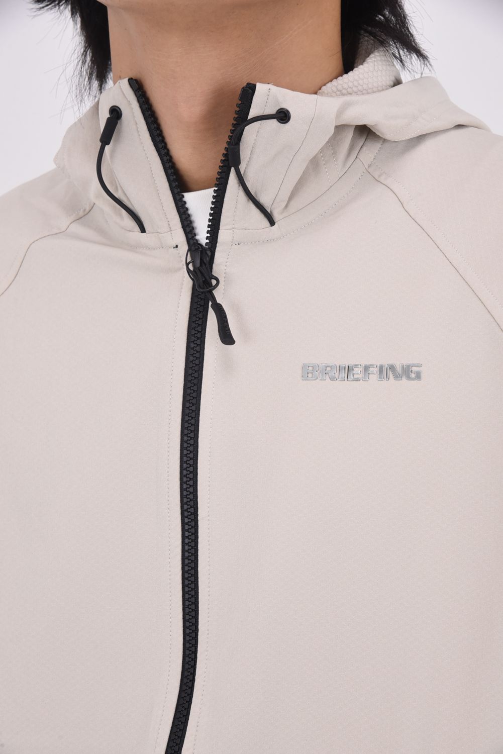 【25AW】 MEN'S STORMFLEECE BACK DOTS PARKA / ストームフリース ジップアップリブパーカー (サンド)