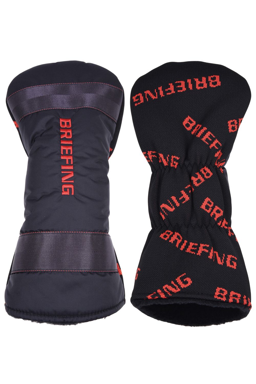 【26SS】 LOGO KNIT DRIVER COVER / 異素材ハイブリッド ドライバーカバー (ブラック)
