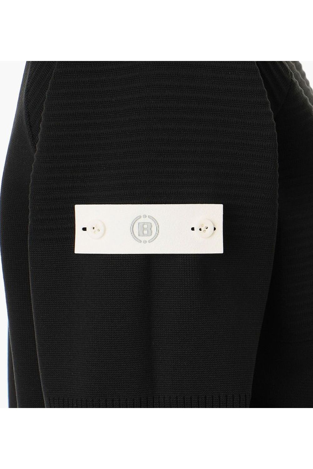 【25AW】【レディース】 WS WR KNIT PARKA / 袖ワッペン ジップアップ ニットパーカー (ブラック)