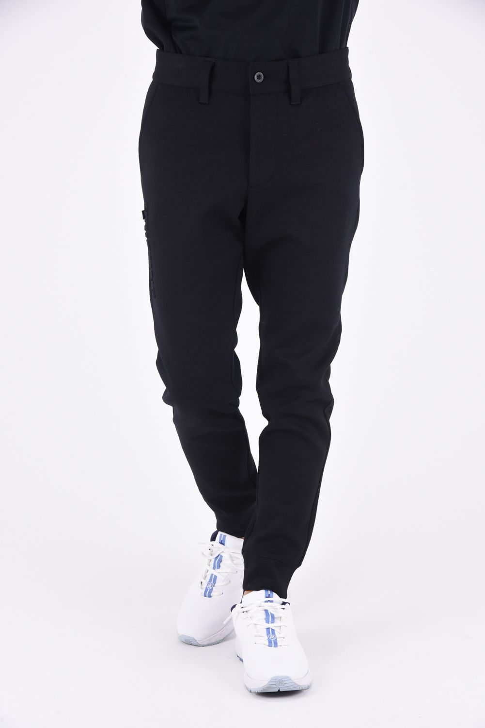 BRIEFING - 【秋冬仕様】 MENS WARM 3D LOGO JOGGER PANTS / 3Dロゴ ダンボールニット ウォーム ジョガー パンツ (ブラック) | GOSSIP GOLF