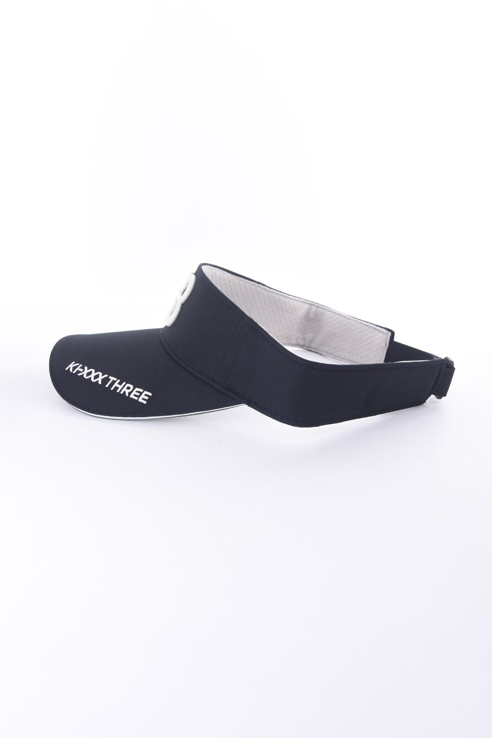 LOGO VISOR / 立体ロゴ刺繍 バイザー (ブラック)