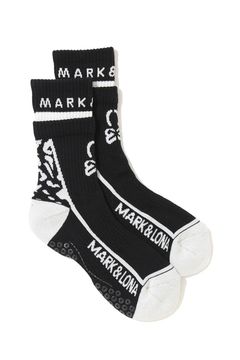 【26SS】【レディース】 PANTERA GRIP CREW SOCKS / レオパードパターン ジャパンメイド レイヤード風クルーソックス (ブラック)
