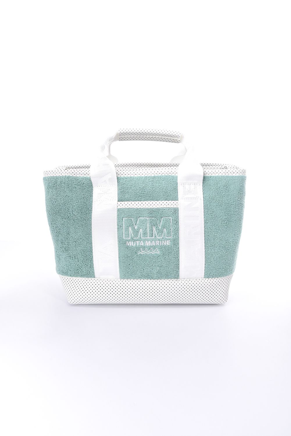 【26SS】 PILE PARTITION TOTE BAG / パイル生地 パーテーショントートバッグ (ライトグリーン)