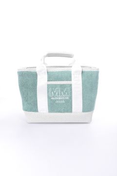 【26SS】 PILE PARTITION TOTE BAG / パイル生地 パーテーショントートバッグ (ライトグリーン)