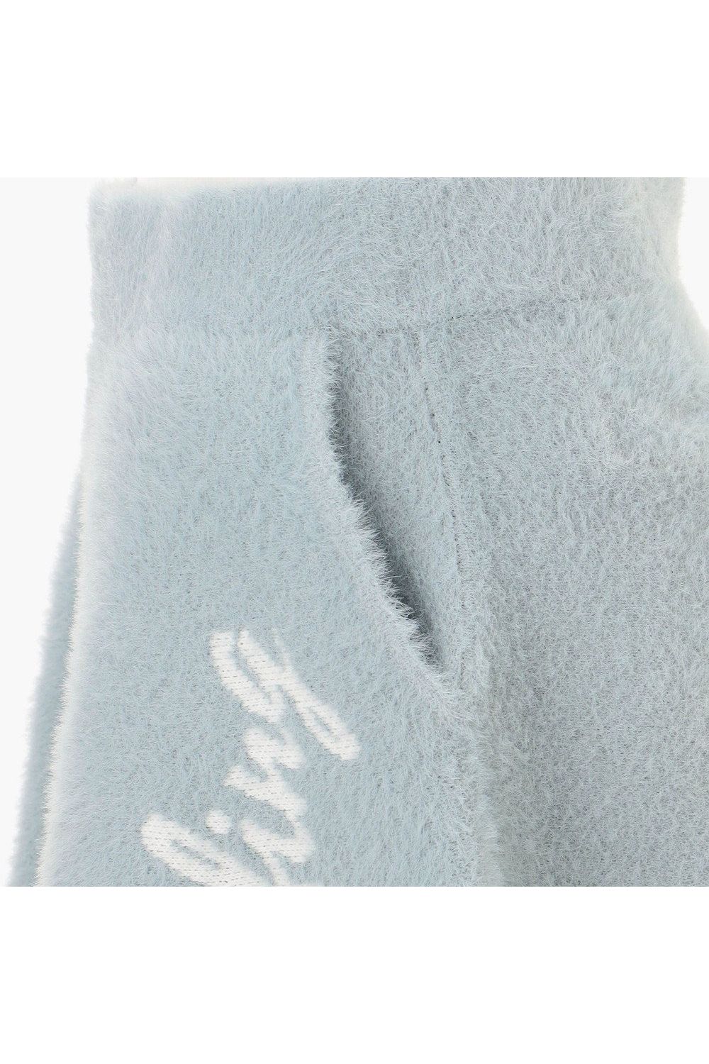 【26AW】【レディース】 WOMEN’S SHAGGY KNIT FLARE SKIRT / フレアシルエット シャギーニットスカート (サックス)