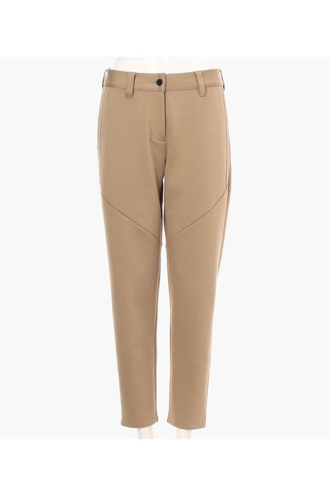 【25AW】【レディース】 WOMEN’S WARM LOGO LINE PANTS / ダンボールニット サイドロゴテープ ロングパンツ (ベージュ)