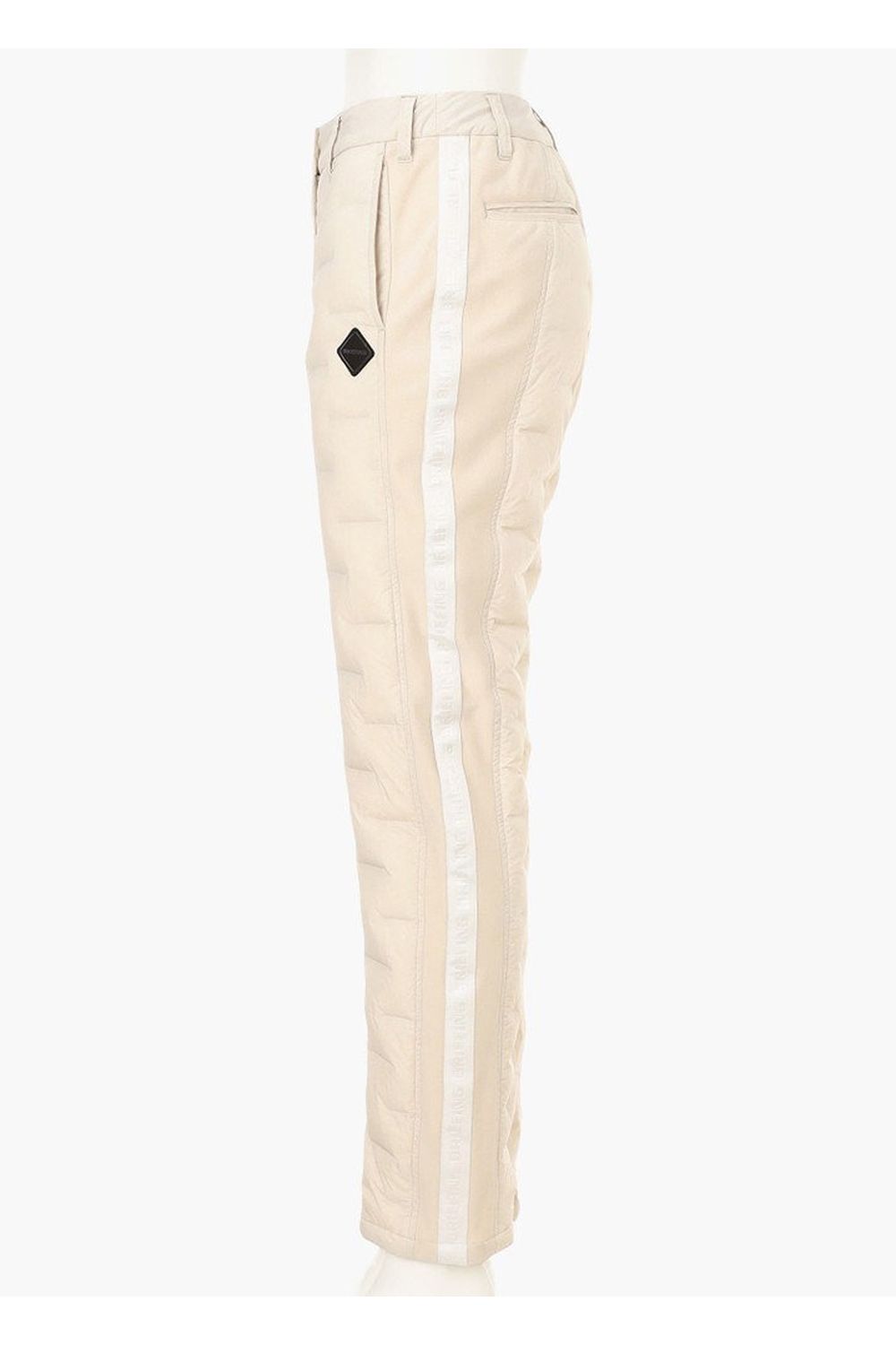 【25AW】【レディース】 WOMEN'S HYBRID DOWN PANTS / ストレッチタフタ ダイヤモンドロゴ ハイブリッドダウンパンツ (ベージュ)