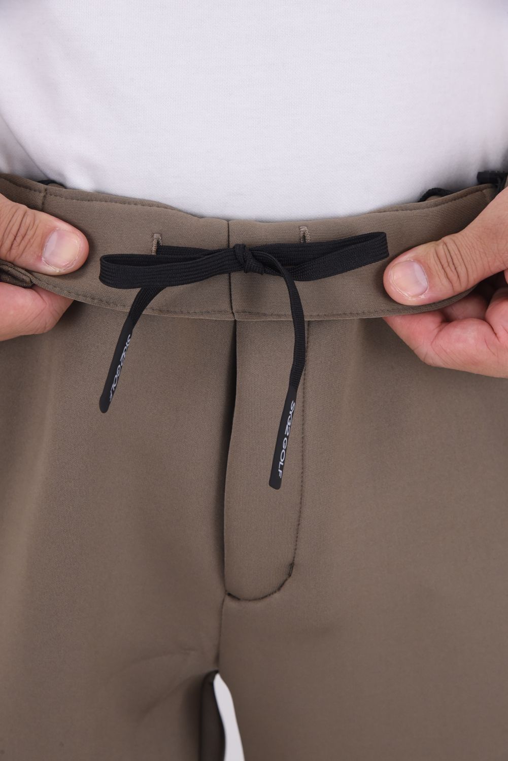 【25AW】 CARDBOARD SIDE LINE PANTS / ストレッチダンボール サイドラインパンツ (ブラウン)