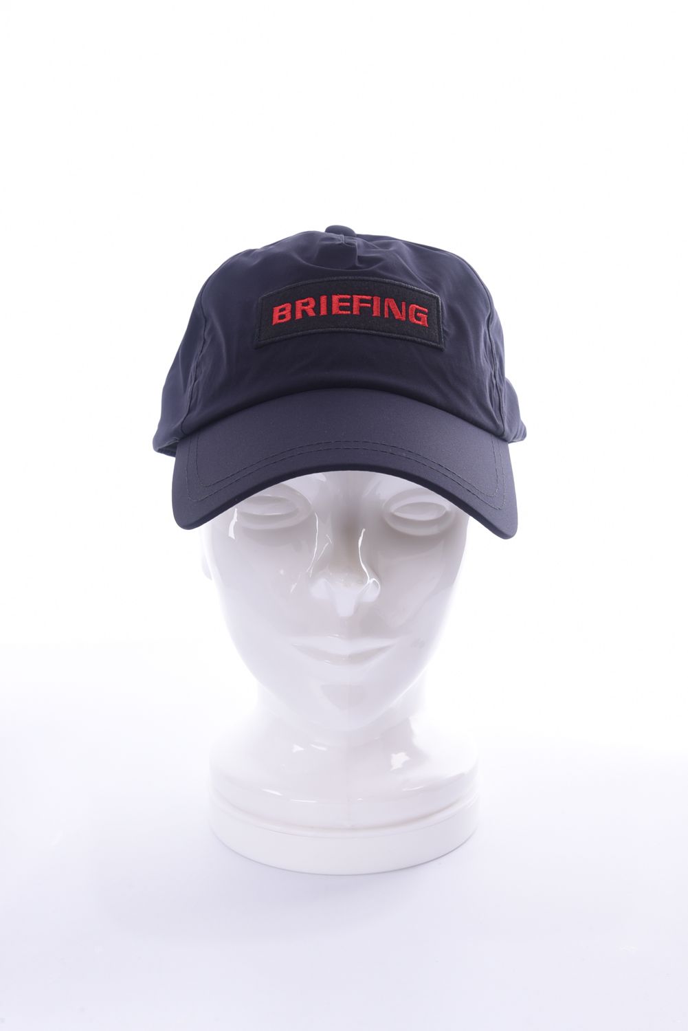 MENS RAIN CAP / 刺繍ロゴ  キャップ ブラック
