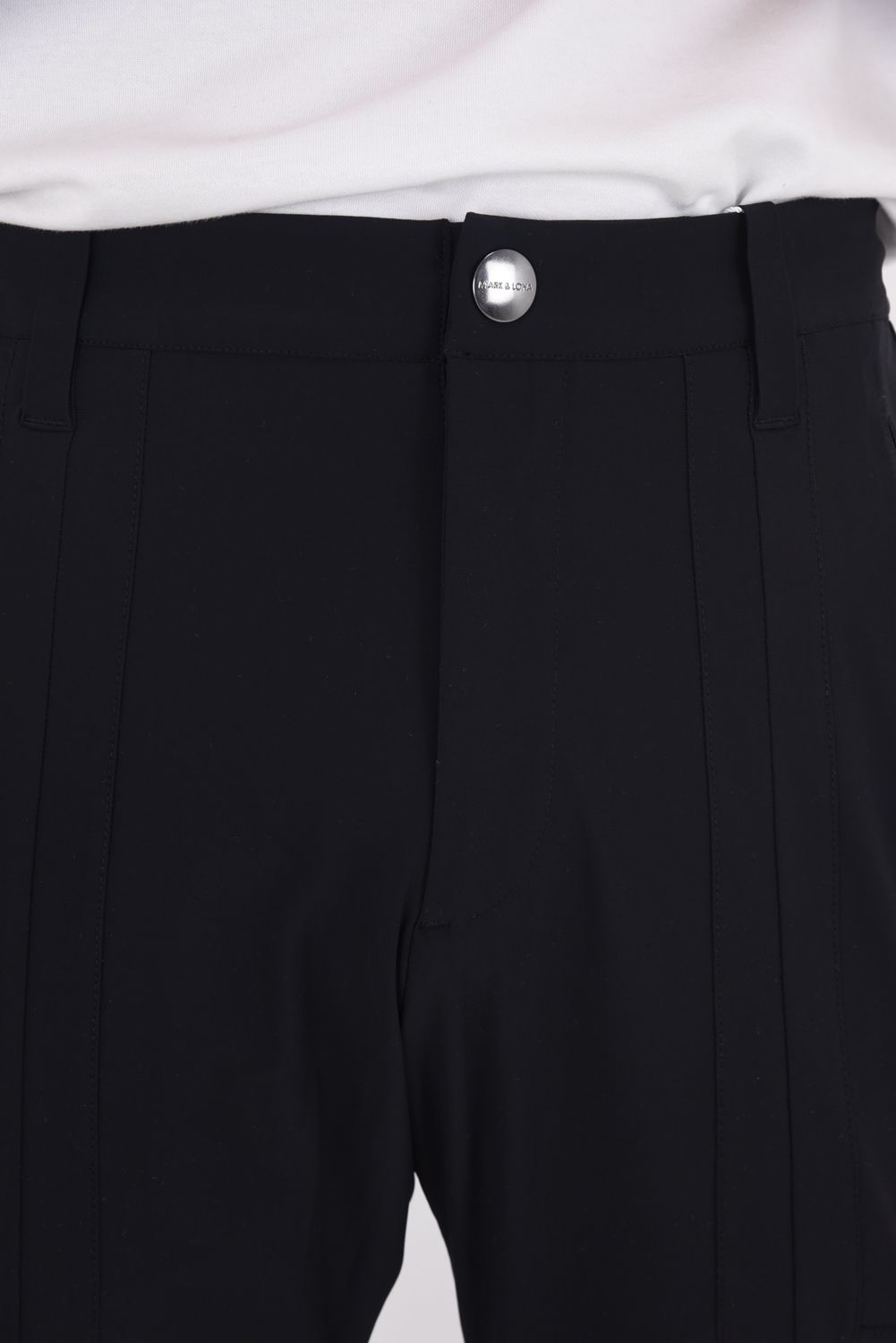 【2025AW】 S.I.D HYPER STRETCH PANTS / リフレクターロゴプリント シリコンワッペン テクニカルロングパンツ (ブラック)