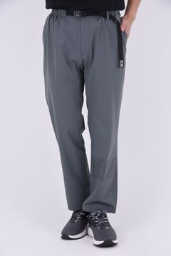 ALTO STIRAMENTO LONG PANTS / ブランドロゴ ストレッチ ベルト付き ロングパンツ (チャコール)