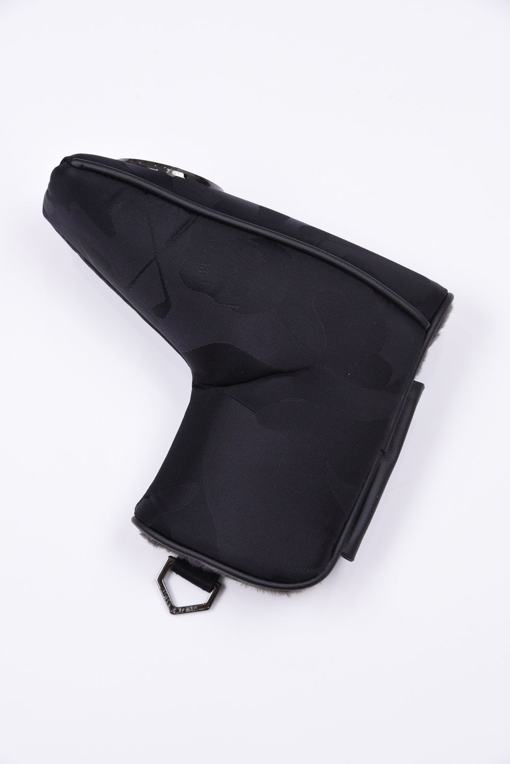 【26AW】 PREMIUM GAUGE PUTTER COVER / コーデュラナイロン スカルカモジャカード ピンタイプ パターカバー (ブラック)