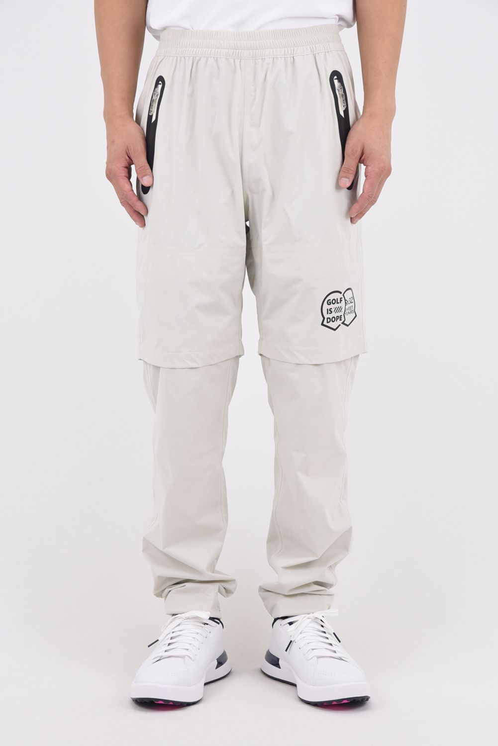 【26SS】【セットアップ】 25L RAIN SET UP / ハイストレッチ 2WAYレインジャケット&パンツ (ベージュ)