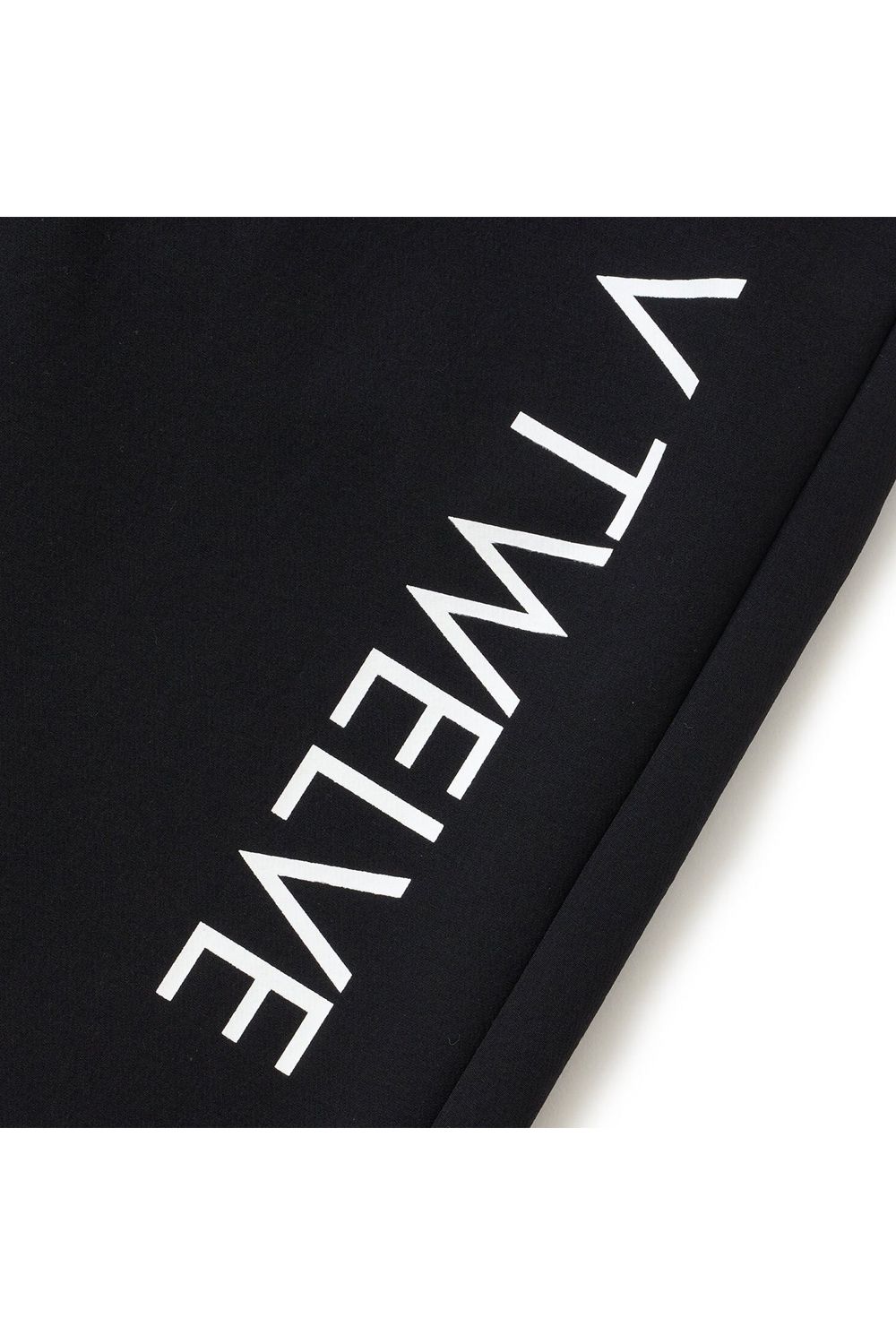 【26AW】 WB PANTS / サイドロゴ ウエストゴム ロングパンツ (ブラック)