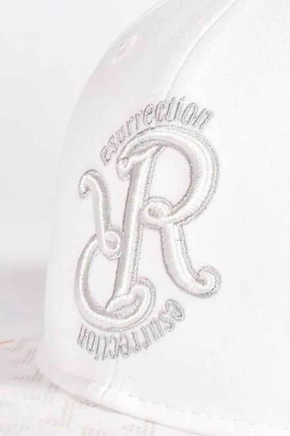 【26AW】 GM BRIM CAP LANATEC / RRロゴ刺繍 オリジナルテキスタイル ブリムキャップ(フラット） (モノホワイト)