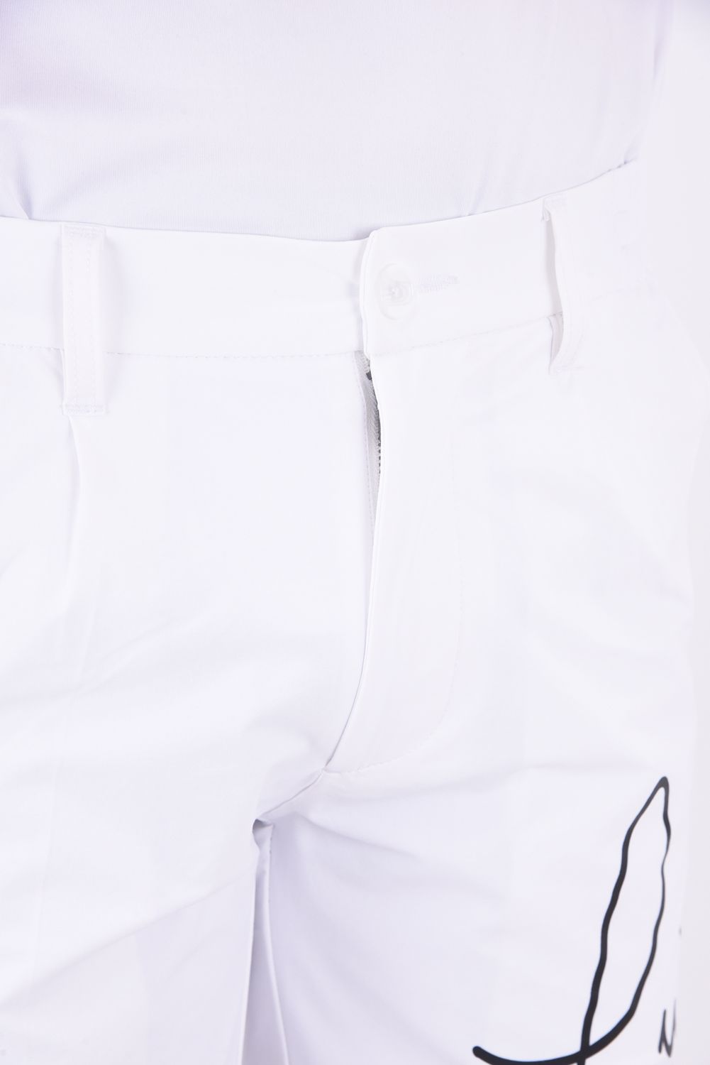 LUXEAKMPLUS - SUPER STRETCH HANDWRITING LOGO SHORT PANTS