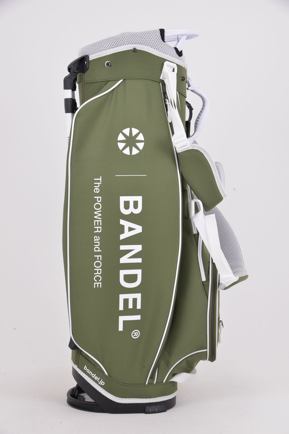 【ポイント10倍】 BANDEL × elitegrips D-Type 9.5inch CADDY BAG / エリートグリップ コラボレーション キャディバッグ (カーキ)