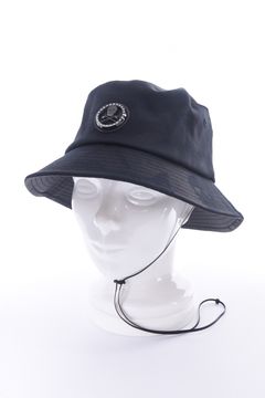 【26SS】 GAUGE CAMO BUCKET HAT / カモフラージュパターン メタルプレート バケットハット (ブラック)