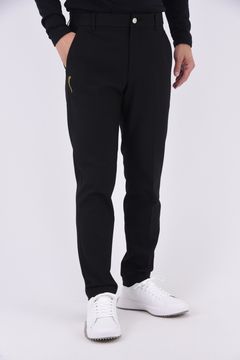 MENS SOFT THERMO LONG PANTS / 裏微起毛 ソフトサーモ ロングパンツ (ブラック)