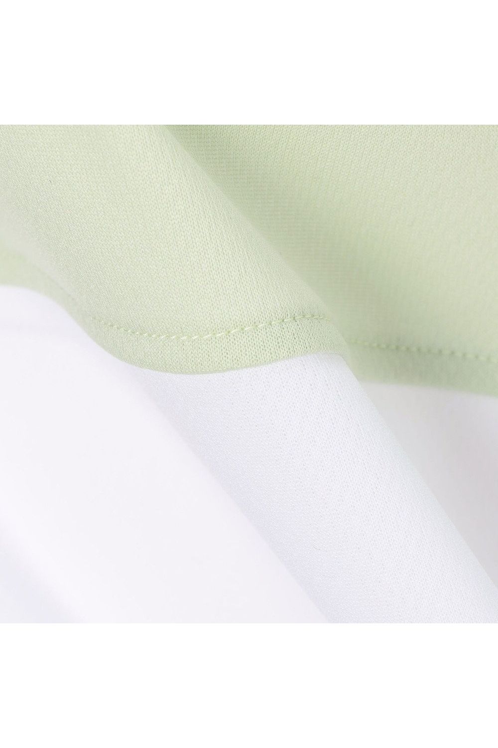 【26SS】【レディース】 WOMEN’S BI-COLOR HIGHNECK RF / バイカラー リラックスフィット ハイネックTシャツ (セージグリーン)