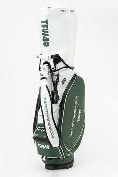 【銀行振込・代金引換不可】【返品・交換不可】  LEATER CADDIE BAG / レザー スタンドタイプ キャディバッグ (グリーン)