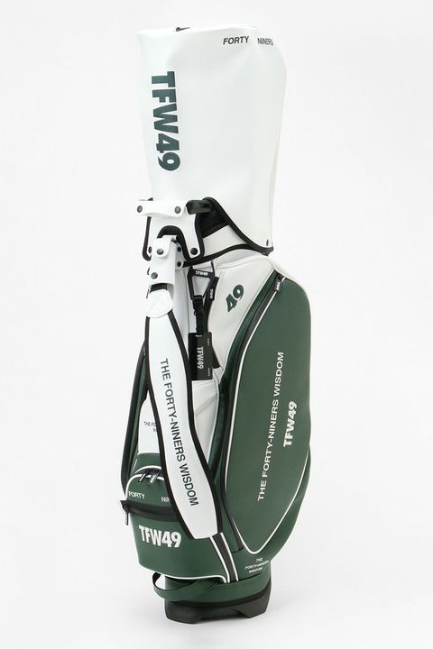 【銀行振込・代金引換不可】【返品・交換不可】  LEATER CADDIE BAG / レザー スタンドタイプ キャディバッグ (グリーン)