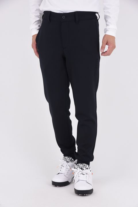 【25AW】 MEN'S 3D LOGO JOGGER PANTS / 3Dロゴ ストレッチジャージ ジョガーパンツ (ブラック)
