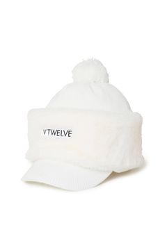 SEP KNIT CAP / ファーネックウォーマー&ニットキャップ セット (ホワイト)