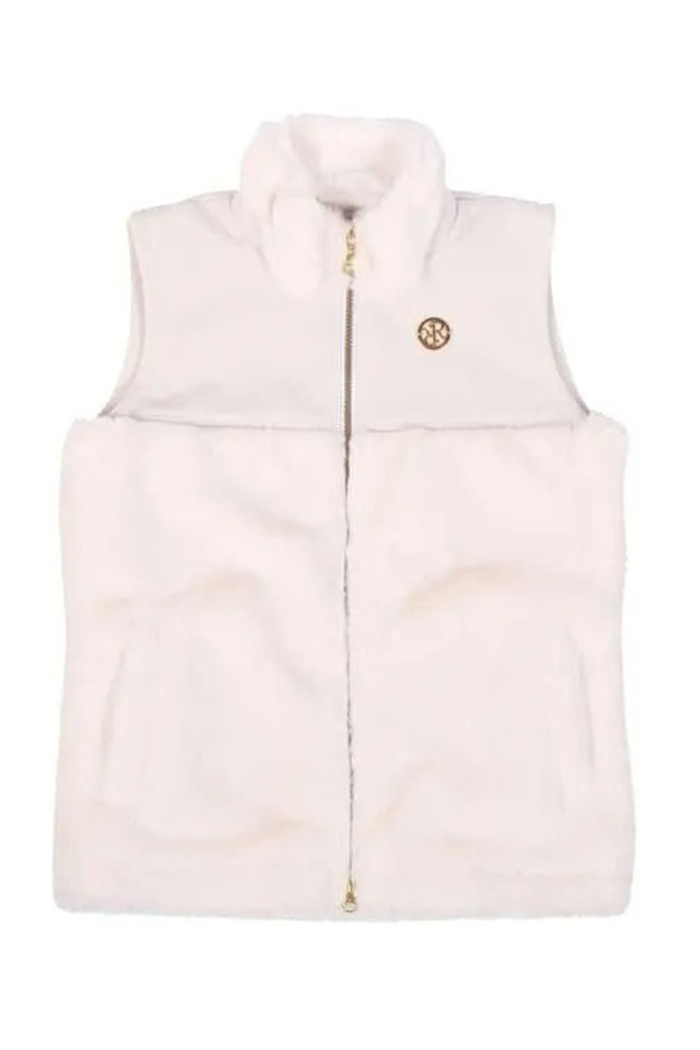 【25AW】【レディース】 SWITCHING FUR VEST / スイッチング ファー ベスト (ホワイト)*