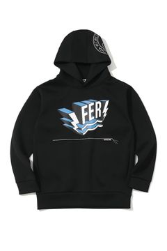 【26SS】【FER COLLECTION】 SWAG LOGO RELAX SPONGE HOODIE / ダンボールニット 3Dロゴ オーバーサイズ プルオーバーフーディー (ブラック)