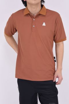 ACE POLO / ワンポイント ポロシャツ (ブラウン)