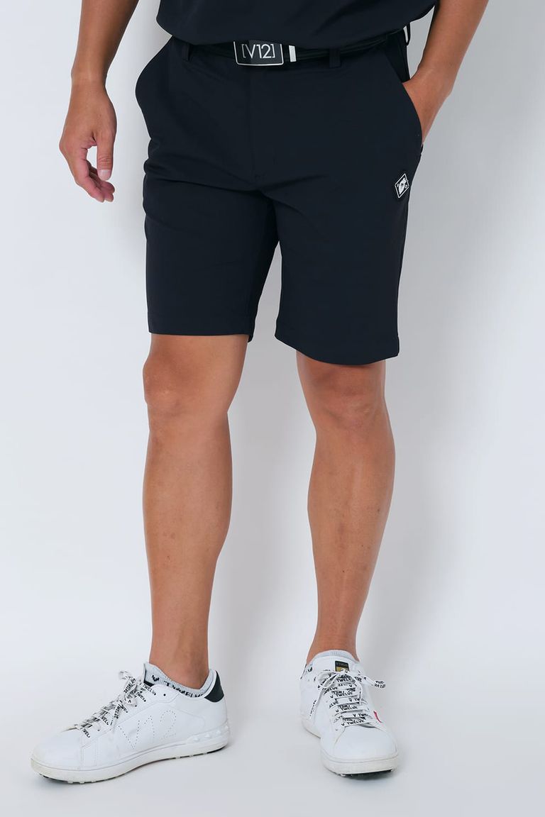 V12 - BS SHORTS / ベーシック ショートパンツ (ブラック) | GOSSIP GOLF