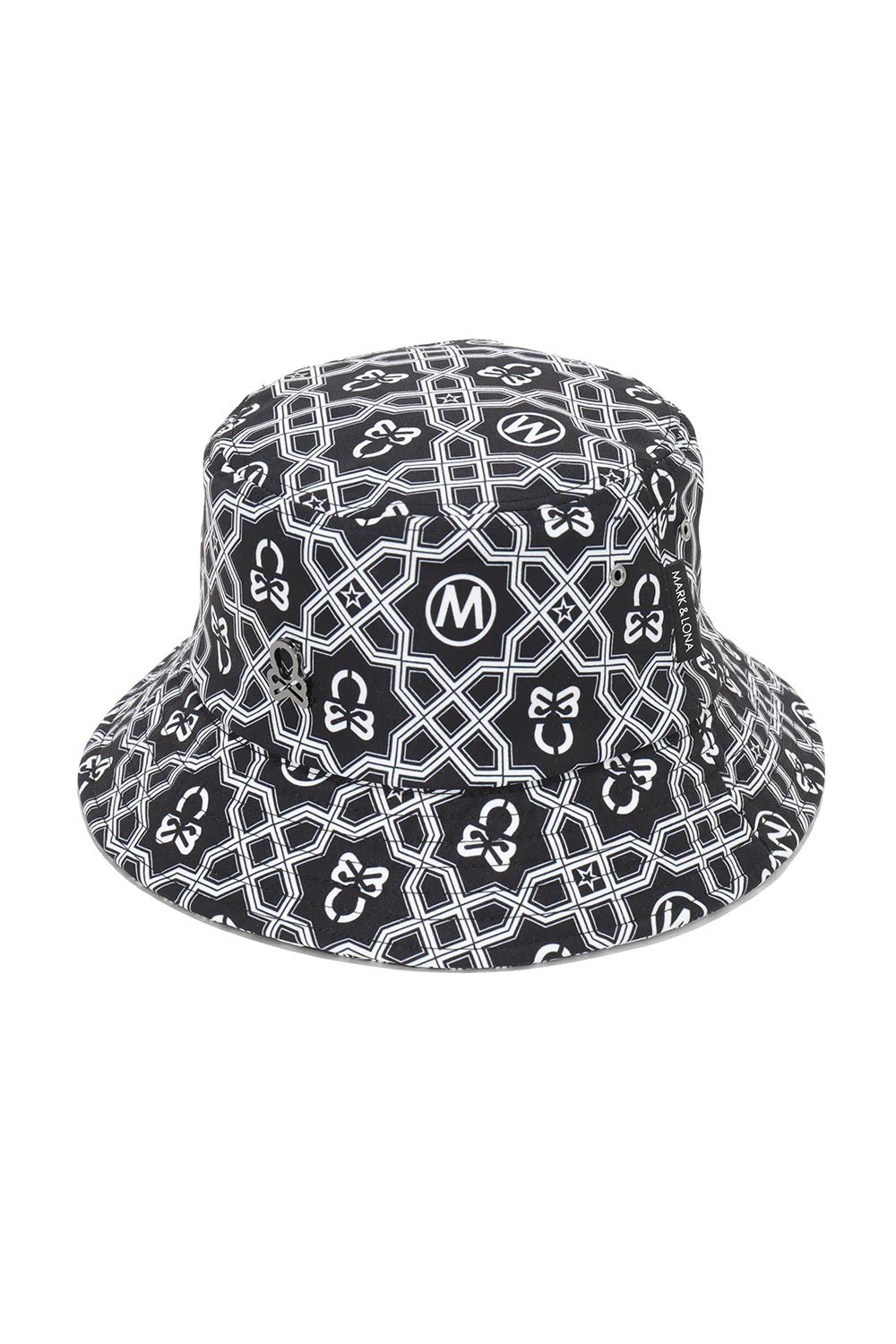 【26SS】 DOMINANT BUCKET HAT / ジオメトリックパターン総柄 バケットハット (ブラック)