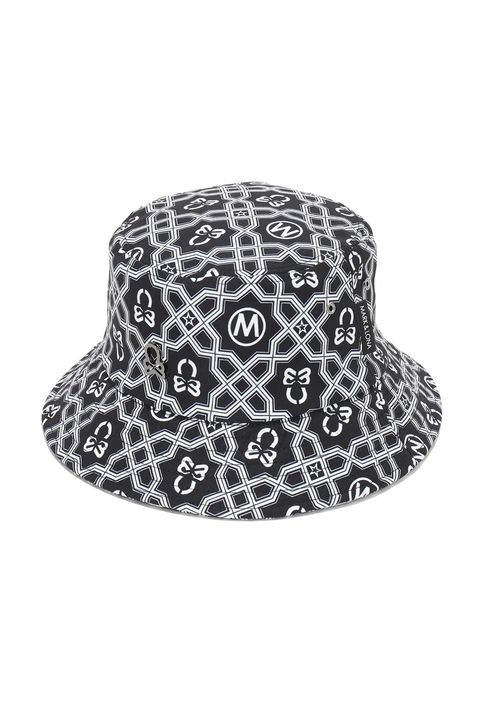 【26SS】 DOMINANT BUCKET HAT / ジオメトリックパターン総柄 バケットハット (ブラック)