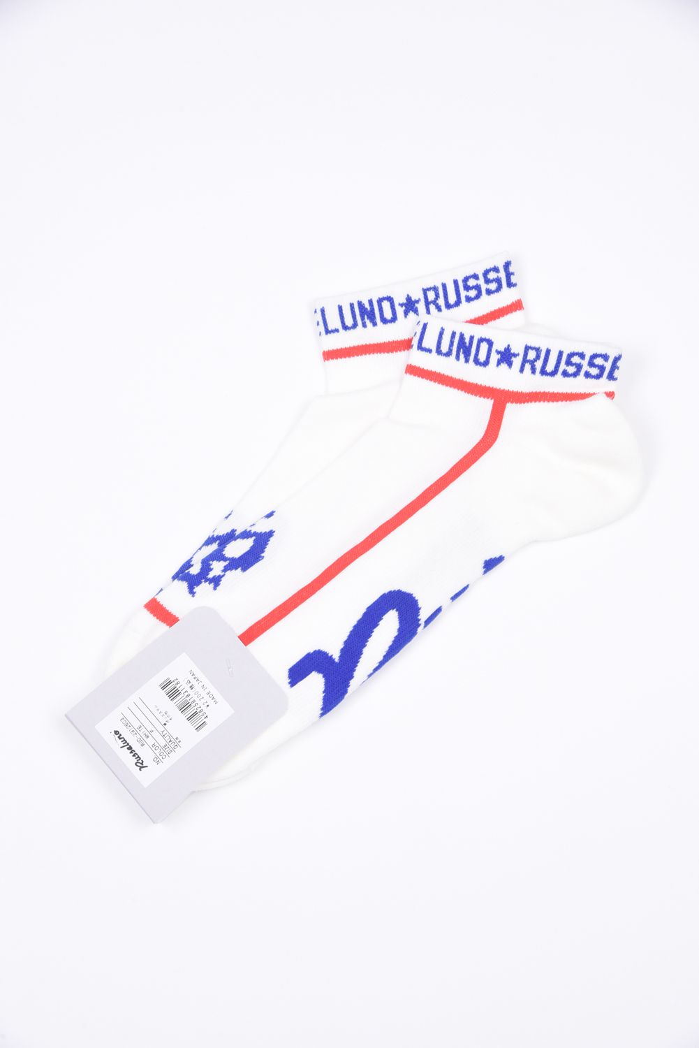 LINE LOGO SHORT SOCKS / ライン ショートソックス ホワイト