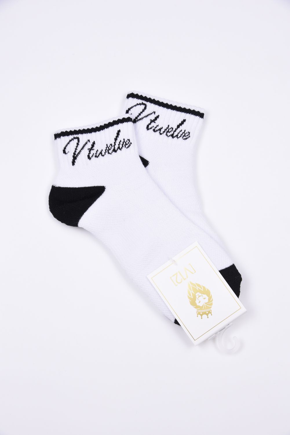 【26AW】【レディース】 HICKY SOCKS / 筆記体ロゴ ミドルソックス (ホワイト)