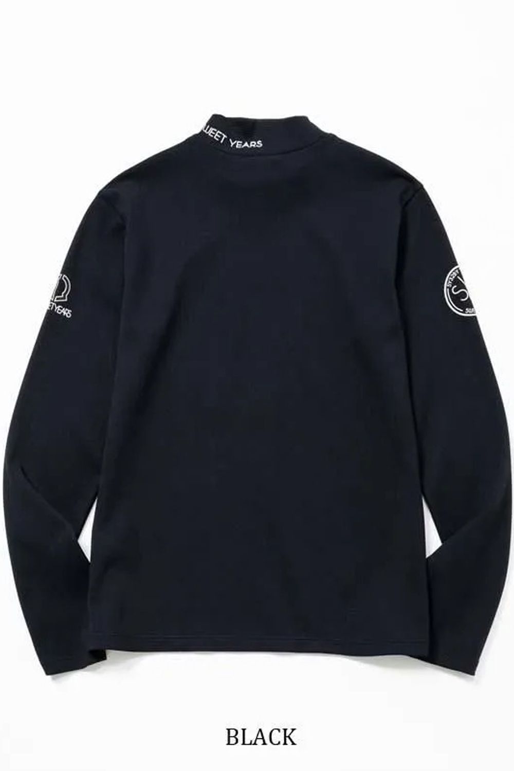 【26AW】【レディース】 RENEWSWING MOCK SHIRTS / ワッフル生地 ロングスリーブ モックネックシャツ (ブラック)*