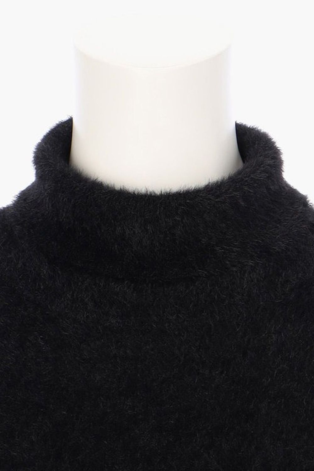 【25AW】【レディース】WS SHAGGY LOGO TURTLENECK KNIT / タートルネックニット (ブラック)