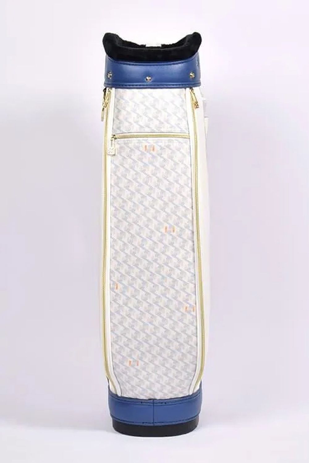 【10周年記念限定品】 RALLINA (ラリーナ) / ブランドオリジナルテキスタイル カートタイプ キャディバッグ （オーシャンホワイト）