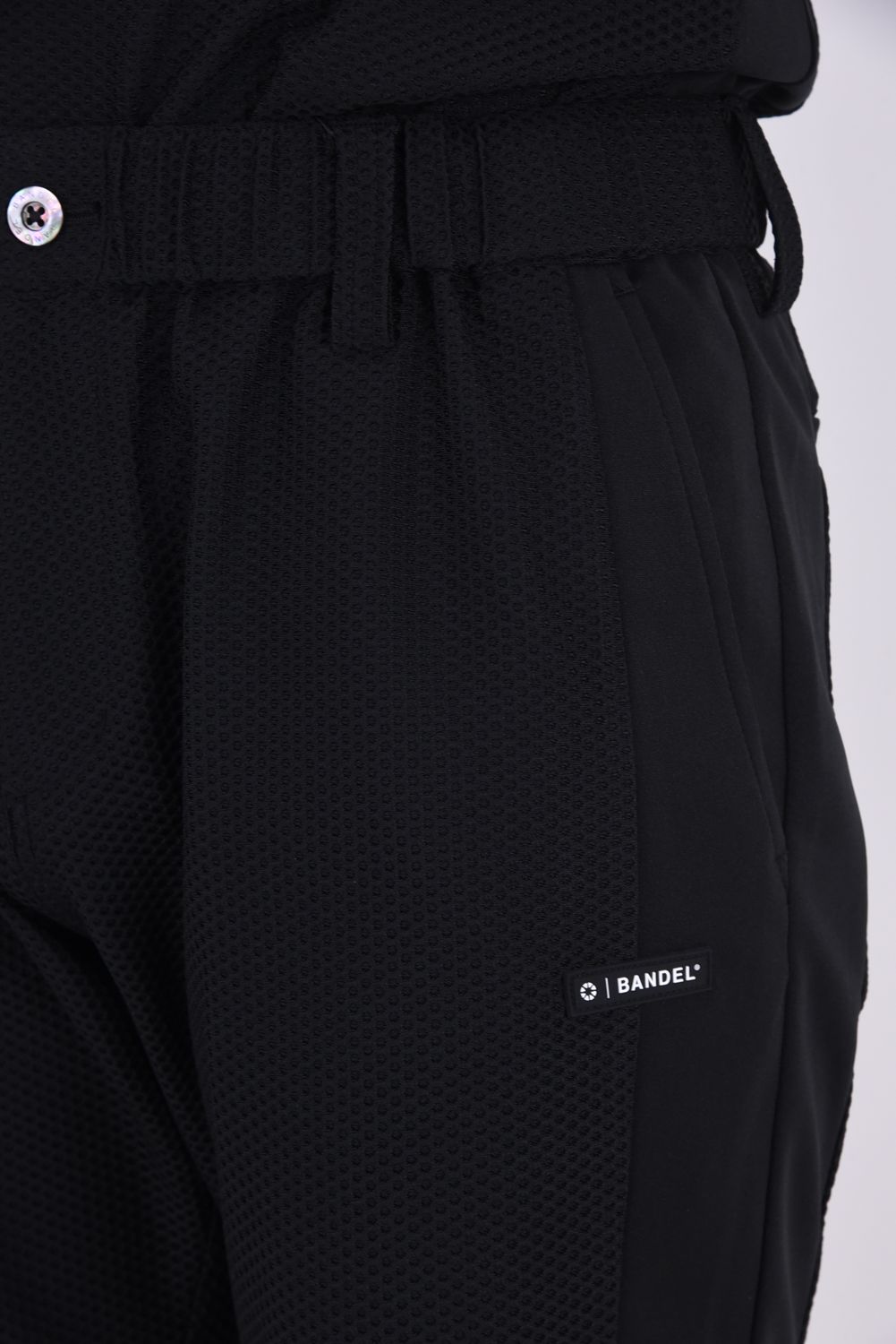 【26SS】 DRY WAFFLE SWITCH HALF PANTS / ドライワッフル サイド切り替え ショートパンツ (ブラック)