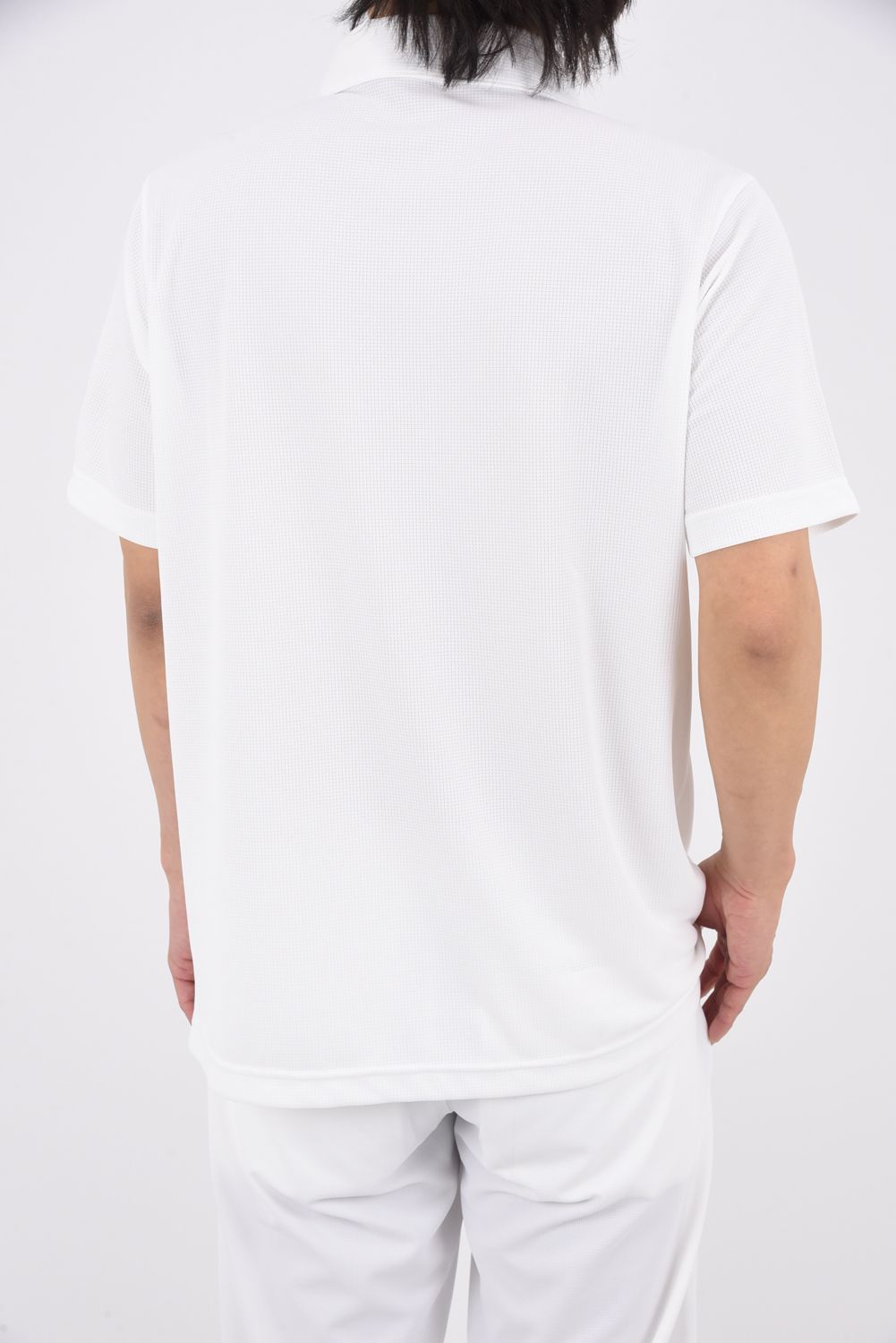 【26SS】 DOT MESH BD POLO SHIRT / ボタンダウン ポロシャツ (ホワイト)