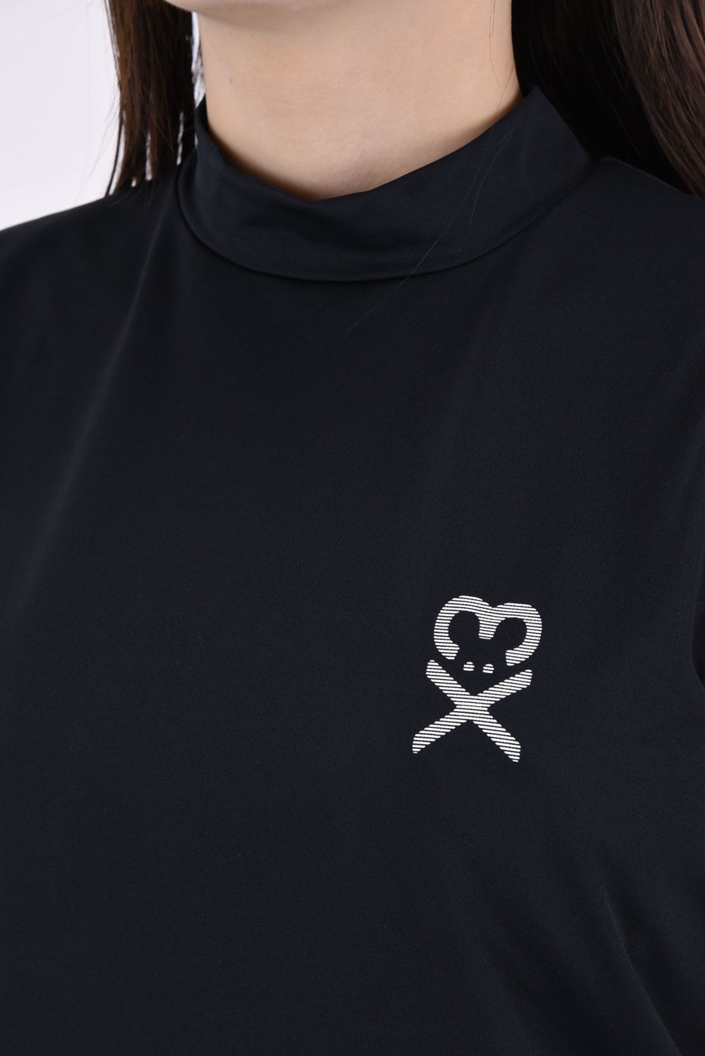 【ポイント10倍】 【26SS】【レディース】 WOMEN'S ECO PIQUE MOCK TEE / モックネックTシャツ (ブラック)