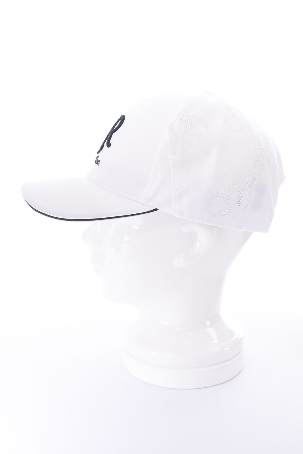 【26SS】 PUNCHING MESH CAP / RRロゴパンチング サングラススリット入り メッシュキャップ (ホワイト)