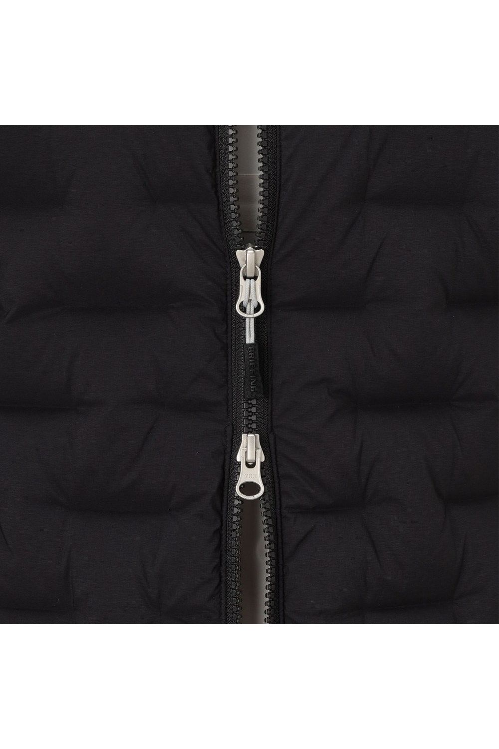 【25AW】【レディース】 WOMEN’S HYBRID DOWN PARKA / ストレッチタフタ ダイヤモンドロゴ ハイブリッドダウンジップパーカー (ブラック)