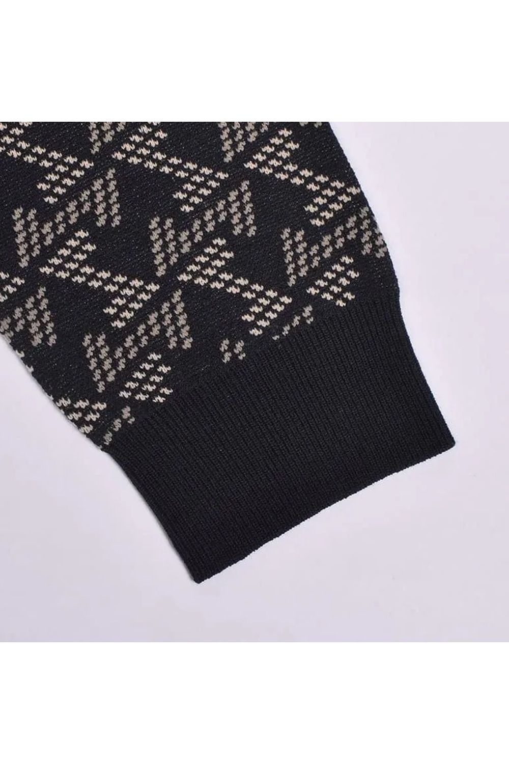 【25AW】【レディース】 GM JACQUARD KNIT CARDIGAN / GMジャガード ニットカーディガン (ブラック)*