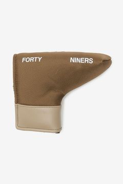 NYLON HEAD COVER PC / ナイロン ブランドロゴ ピンタイプ パターカバー (ライトブラウン)