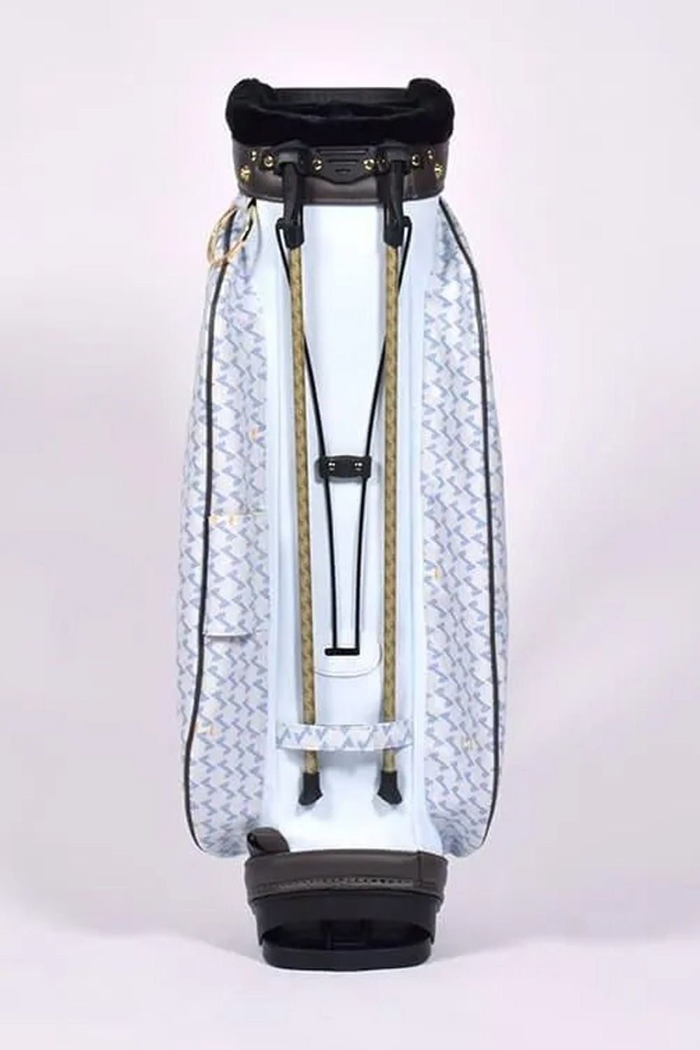 【26SS】【銀行振込・代金引換不可】【返品・交換不可】 PAVO (パーヴォー) / ブランドオリジナルテキスタイル スタンドキャディバッグ (アクア)*